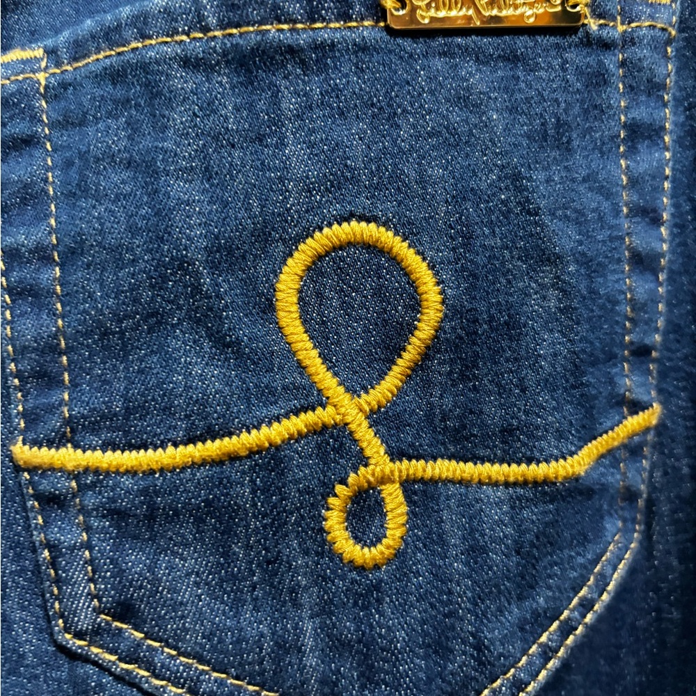 Lilly Pulitzer Blue Denim with Pink Tag